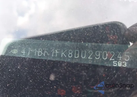 2013 Toyota Camry Le из США, поврежденный, VIN 4T1BF1FK8DU290245